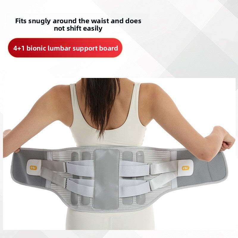 Lumbar Support Belt ? Adjustable Lower Back Brace with Steel Stays
