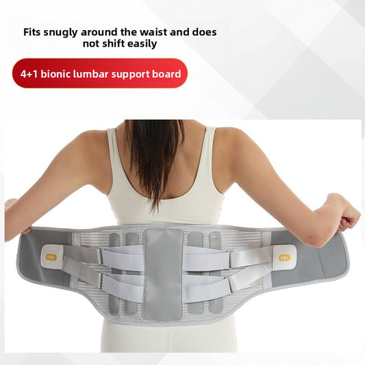 Lumbar Support Belt ? Adjustable Lower Back Brace with Steel Stays